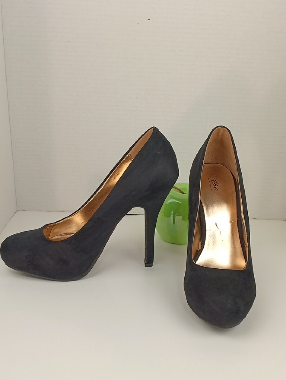 Mossimo Classic Black Suede High Heel Pumps - Women Sz 9